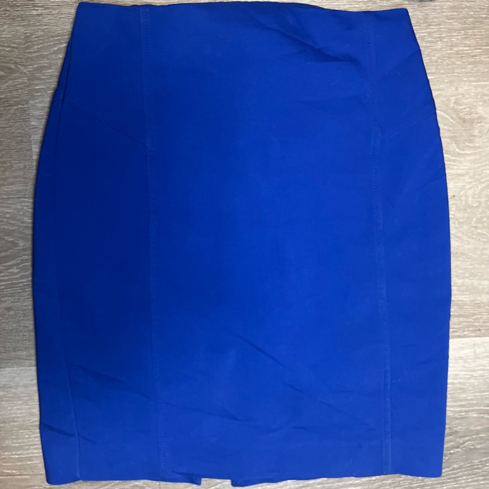 Express Royal Blue Pencil skirt Size 4